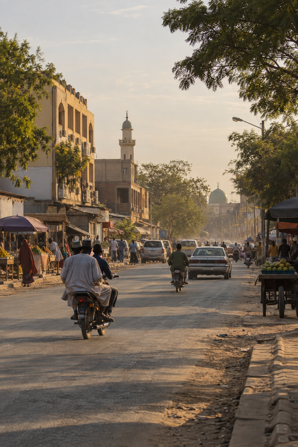 Ciudad del norte de Nigeria inspirada en los escenarios de El brote